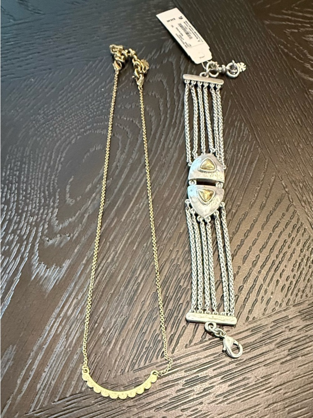 Lucky Brand necklace and bracelet